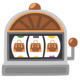 handbag and slot machine