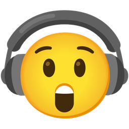 Headphone and Astonished face