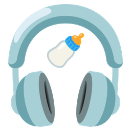 Headphone and Baby bottle