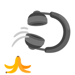 Headphone and Banana