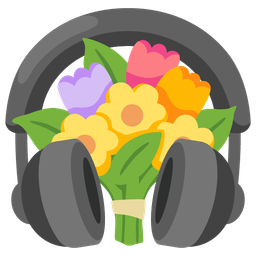 Headphone and Bouquet