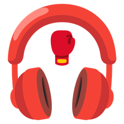 Headphone and Boxing glove