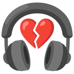 Headphone and Broken heart