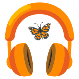 Headphone and Butterfly
