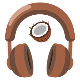 Headphone and Coconut
