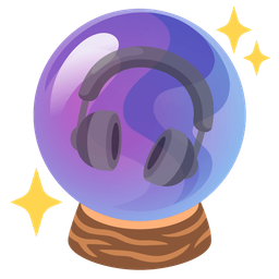 Headphone and Crystal ball