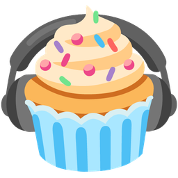 Headphone and Cupcake
