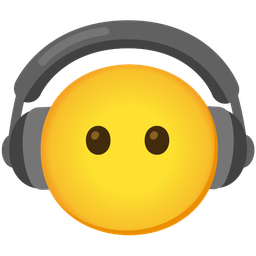 Headphone and Face without mouth