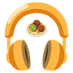 Headphone and Falafel