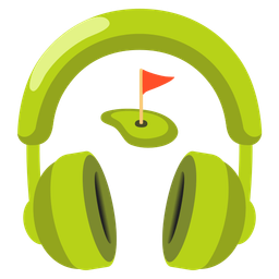 Headphone and Flag in hole