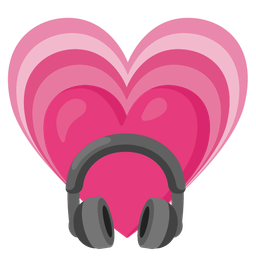 Headphone and Growing heart