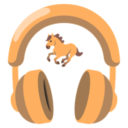 Headphone and Horse