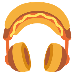 Headphone and Hot dog