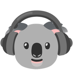 Headphone and Koala