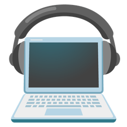 Headphone and Laptop