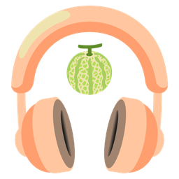 Headphone and Melon