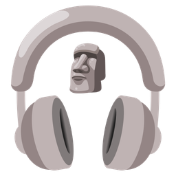 Headphone and Moai
