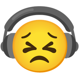 Headphone and Persevering face