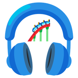 Headphone and Roller coaster