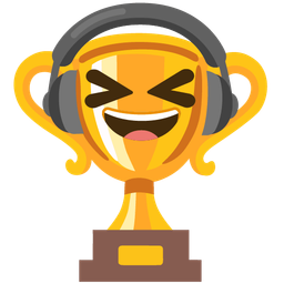 Headphone and Trophy