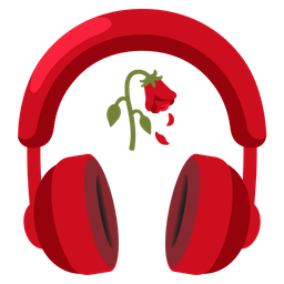 Headphone and Wilted flower