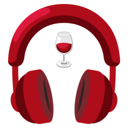 Headphone and Wine glass