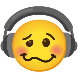 Headphone and Woozy face