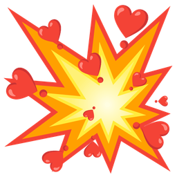 heart exclamation and collision