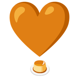 heart exclamation and custard