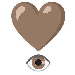 heart exclamation and eye