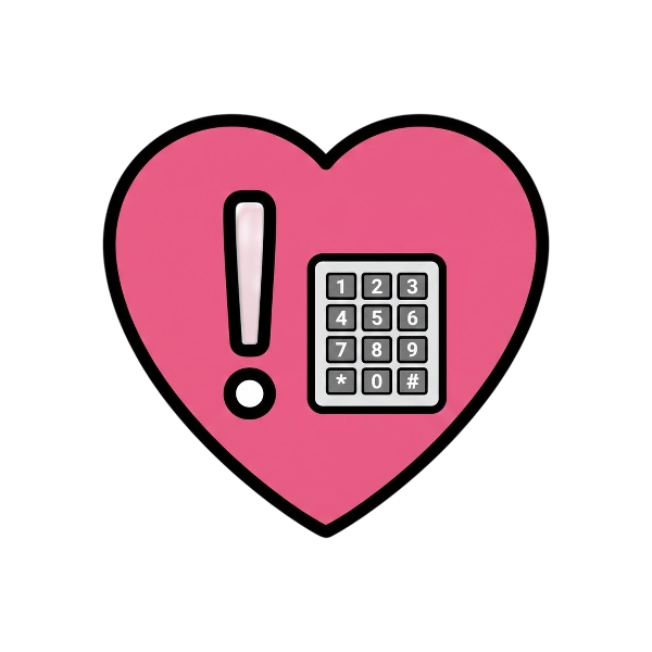 Heart exclamation and Input numbers