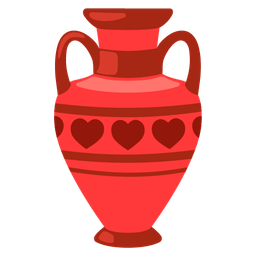 heart suit and amphora
