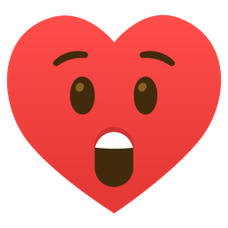 heart suit and astonished face