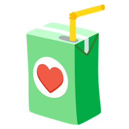 heart suit and beverage box