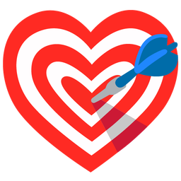 heart suit and bow and arrow