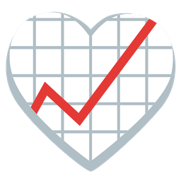 heart suit and chart increasing