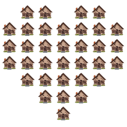 heart suit and derelict house