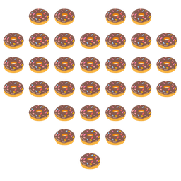 heart suit and doughnut