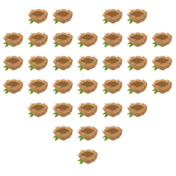 heart suit and empty nest