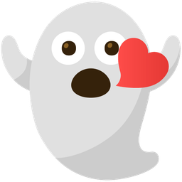heart suit and ghost