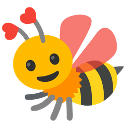 heart suit and honeybee