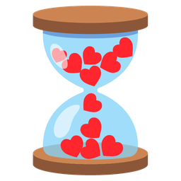 heart suit and hourglass not done