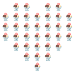 heart suit and ice cream