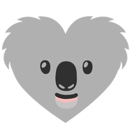 heart suit and koala
