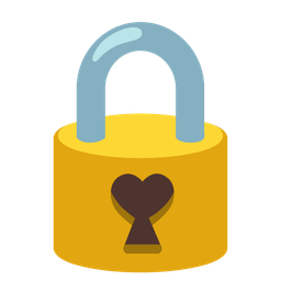 heart suit and locked