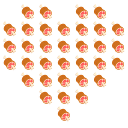 heart suit and meat on bone