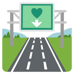 heart suit and motorway