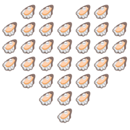 heart suit and oyster