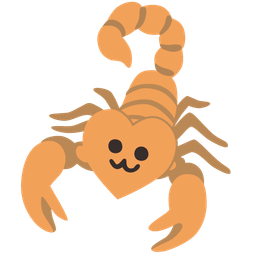 heart suit and scorpion