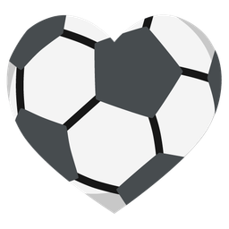 heart suit and soccer ball